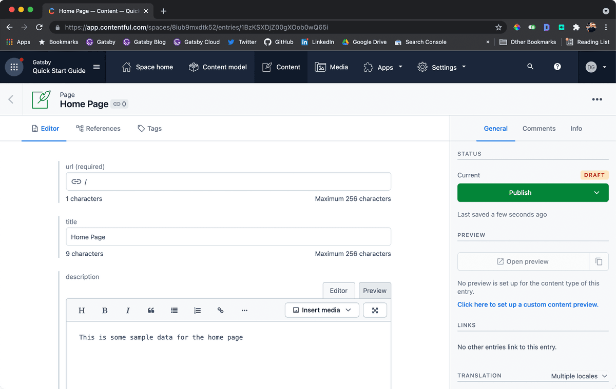 A Quick Start Guide To Gatsby And Contentful | Gatsby