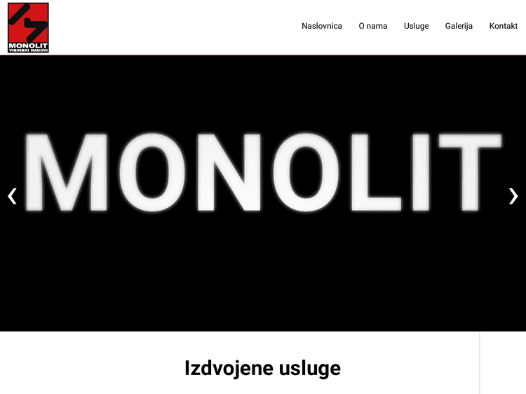 Screenshot of Monolit