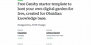 Screenshot of juxtdesigncc/gatsby-starter-obsidian-garden
